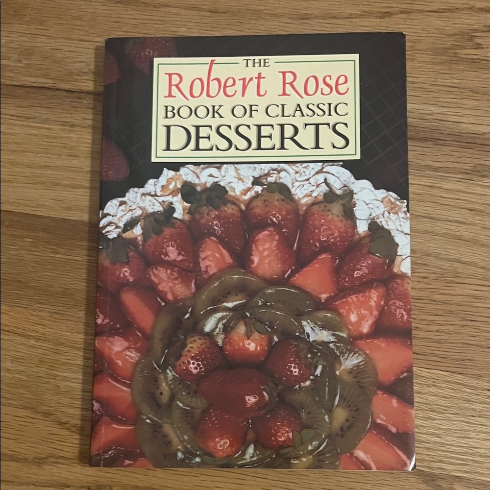 Robert Rose Classic Desserts Book with Red and Brown Cover